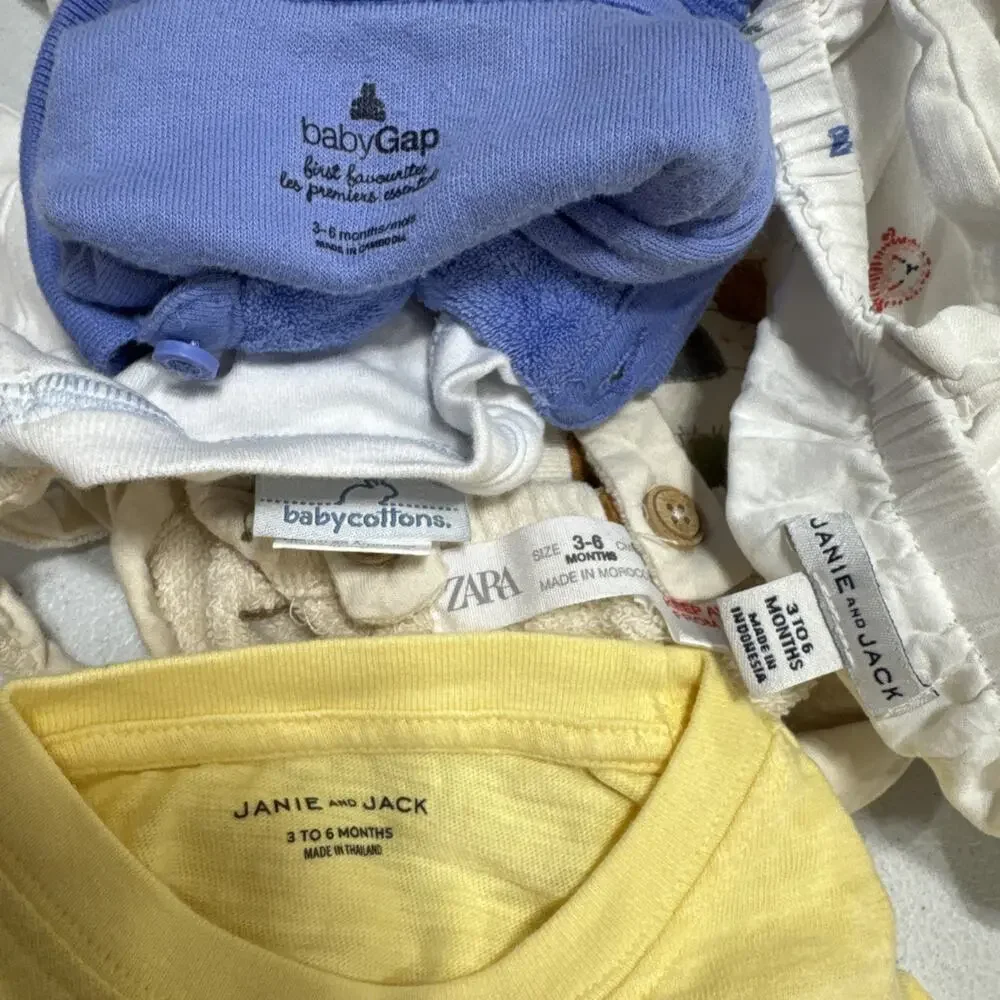 Baby Boy 3-6M Romper, Jumper, Tee Janie & Jack, Zara, Baby Gap, Baby Cottons